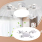 💡 Remote-Controlled LED Ceiling Fan Light | Foldable Blades 🌀 | 3 Color Temps ✨ | Energy-Saving & Flicker-Free 👁️ | Smart Timer ⏰