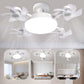 💡 Remote-Controlled LED Ceiling Fan Light | Foldable Blades 🌀 | 3 Color Temps ✨ | Energy-Saving & Flicker-Free 👁️ | Smart Timer ⏰