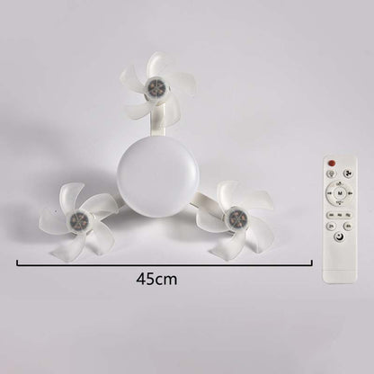 💡 Remote-Controlled LED Ceiling Fan Light | Foldable Blades 🌀 | 3 Color Temps ✨ | Energy-Saving & Flicker-Free 👁️ | Smart Timer ⏰
