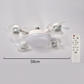 💡 Remote-Controlled LED Ceiling Fan Light | Foldable Blades 🌀 | 3 Color Temps ✨ | Energy-Saving & Flicker-Free 👁️ | Smart Timer ⏰