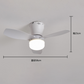 💡 Remote-Controlled LED Ceiling Fan Light | Foldable Blades 🌀 | 3 Color Temps ✨ | Energy-Saving & Flicker-Free 👁️ | Smart Timer ⏰