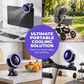 🔥50% OFF🔥 USB Powered Wall-Mountable Personal Fan | Smart Digital Display | Quiet Turbo Cooling | Flexible Clamp & Omnidirectional Pivot 🌬️❄️