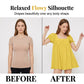 Women's Square Neck Babydoll Top