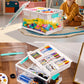 📦 Stackable Clear Plastic Storage Bin with Latching Lid | 🔍 Transparent PET | 🗂️ Dual-Layer & Removable Dividers | 🔒 Secure Latches | 🏠 Space-Saving Organizer