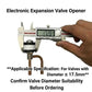 🔧 Universal Manual Rotary Valve Opener – Magnetic Rotary Design | Graphene Durability | Fits EEV Under 17.5mm | Precise Coolant Flow Control for HVAC Repair ⚙️