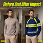 ⏳Time-Limited Special⏰Crewneck Color Block Long Sleeve T-Shirt – High-Contrast, Breathable, Athletic Fit 🔥
