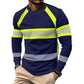 ⏳Time-Limited Special⏰Crewneck Color Block Long Sleeve T-Shirt – High-Contrast, Breathable, Athletic Fit 🔥