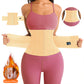 Women's Waist Trainer Cincher ⏳⧗ | 7 Steel Bones Back Support | Dual-Layer Compression Hourglass Shaper 💪 | Breathable Mesh S-3XL