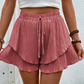 Women’s Ruffle Layered Flowy Shorts
