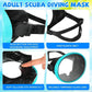 180° Panoramic View Scuba Diving Mask