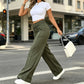 🎉 2026 Sale — Over 34,000 Sold! 👖 High-Waist Straight Pants – Polished ✨