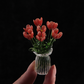 ⏳ Limited-Time Offer! ✨ Mini Glass Bouquet | Elegant Gift 🎀 | Approx. 6cm Tall 🎉