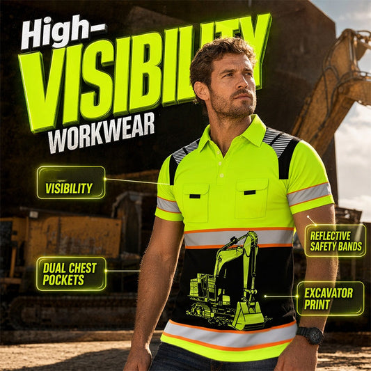 🎉 LIMITED TIME 50% OFF! 🚜 Excavator Graphic Tee – Rugged Design & Breathable Comfort for Worksite or Weekend ☀️