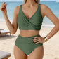 🌸LIMITED-TIME 50% OFF!⏰Women’s High-Waisted Ruched Bikini Set