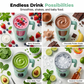 🔥【50% OFF】580mL Portable Blender with Handle | Crush Ice + Smart Touch + Self-Cleaning 🥤✨