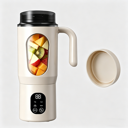 🔥【50% OFF】580mL Portable Blender with Handle | Crush Ice + Smart Touch + Self-Cleaning 🥤✨