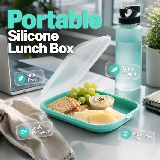 🍱 Finally, a lunch box that doesn't leak, weigh you down, or poison you with chemicals. Lightweight, BPA-free, dishwasher-safe. Lunch game = upgraded. 😎