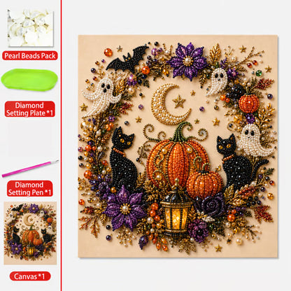 🔥Hot Sale✨ 50% OFF👻Halloween Ghost Pearl Art DIY Kit🎁