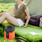 ⚡ Mini Electric Air Pump with LED Light | Fast Inflate & Deflate, USB Rechargeable, Cordless & Portable – Outdoor Travel Essential