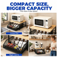 📢📢50% OFF !!⏰&free shipping💥2-Tier Kitchen Microwave Stand with Slide-Out Drawer — Heavy-Duty Countertop Shelf