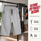 Men's Casual Drawstring 3/4 Shorts