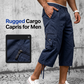 🔥 Pro-Favorite Men's Multi-Pocket Capri Pants – Premium Blend – Breathable 🎯
