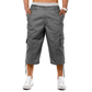 🔥 Pro-Favorite Men's Multi-Pocket Capri Pants – Premium Blend – Breathable 🎯