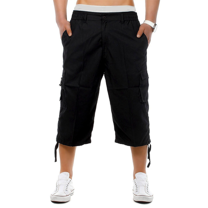 🔥 Pro-Favorite Men's Multi-Pocket Capri Pants – Premium Blend – Breathable 🎯