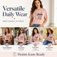 Women's Letter Print Casual Short-Sleeve Tee 👕 Say It with Style – A Bold Print for Laid-Back Days ✨