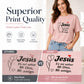 Women's Letter Print Casual Short-Sleeve Tee 👕 Say It with Style – A Bold Print for Laid-Back Days ✨