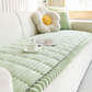Quilted Corduroy Non-Slip Sofa Protector Mat