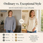 ✨Women's Elegant Lace Patchwork Top – Feminine Detail & Effortless Everyday Style🤍