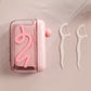 Automatic Pop-Up Floss Dispenser, One-Button Release, Dust-Proof Sealed Storage, Compact Portable, Home & Travel