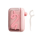 Automatic Pop-Up Floss Dispenser, One-Button Release, Dust-Proof Sealed Storage, Compact Portable, Home & Travel