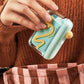 Automatic Pop-Up Floss Dispenser, One-Button Release, Dust-Proof Sealed Storage, Compact Portable, Home & Travel