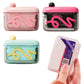 Automatic Pop-Up Floss Dispenser, One-Button Release, Dust-Proof Sealed Storage, Compact Portable, Home & Travel
