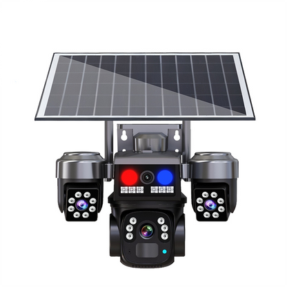 ☀️ LIMITED-TIME 50% OFF! ✨ Solar Wireless Security Camera – Triple Lens,9MP Color Night Vision,IP66 Waterproof 🏠
