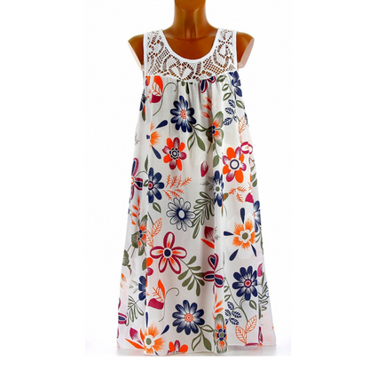 💗💃🏻Last Day Promotion 50% OFF:Only 💲29.99!!⚡50K+ SOLD💕Women's Elegant Sleeveless Floral Dress