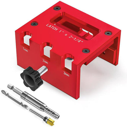 Door Latch Mortising Jig Kit for Wood Doors