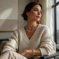 Elegant Silver-Tone Braided Wheat Chain Necklace