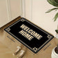 📢📢50% OFF !! ⏰Funny Text Print Welcome Doormat