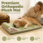 🐱🐶Thick Plush Pet Sleeping Mat with Raised Headrest for Dogs & Cats☁️