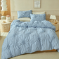 📢📢50% OFF !! ⏰Elegant Pinch Pleat Duvet Cover Set