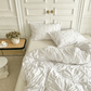 📢📢50% OFF !! ⏰Elegant Pinch Pleat Duvet Cover Set