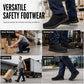🥾 50% OFF NOW! 🛡️ Slip-On Steel Toe Safety Loafers – Ultralight 0.7lb, ASTM Certified & Casual Comfort 💪
