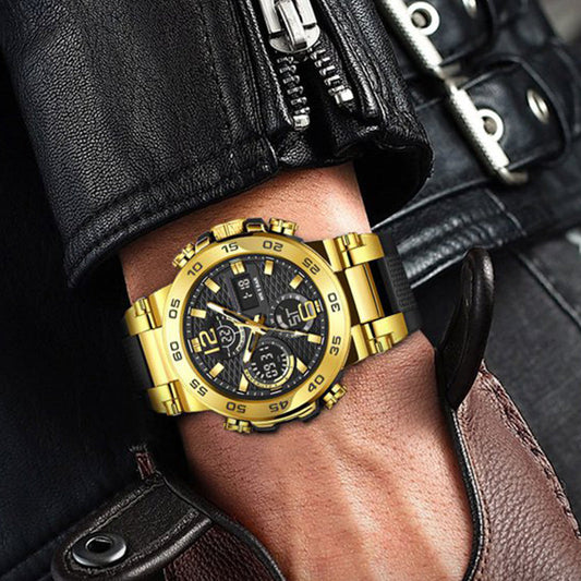 🎉 2026 Sale — Over 19 700 Sold!⌚ Men's Multifunctional Watch with Dual Display