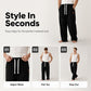 👖💨 Men's Casual Wide Leg Sweatpants-Soft Fabric,Relaxed Fit, Adjustable Waist