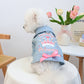 👗 Cute Princess Denim Dog Jacket – Stylish Adjustable Clothing for Small & Medium Dogs, Soft Washed Denim with Bow Accent 🐩✨