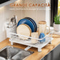 360° Rotating Spout Kitchen Dish Drying Rack