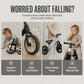 🚲🚼4-Wheel Light-Up Balance Bike for Toddlers with Music